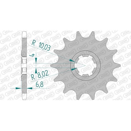 Stahl ritzel für suzuki - suzuki, 50