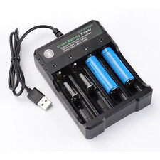 Battery charger slots, battery