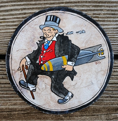 Handgemalter air force patch - air,