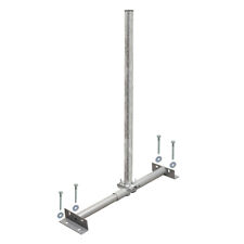 Dachsparrenhalter Aufsparrenhalter 1m Mast SAT Schüssel Spiegel Dach Halterung