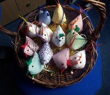 🐔 1 dickes Deko Huhn