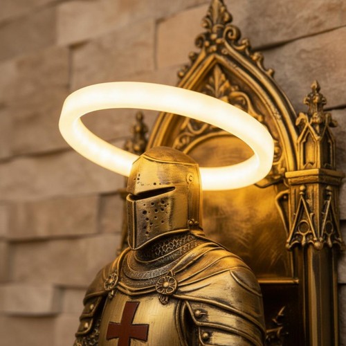 Ritter wandlampe dekorativ - ritter-wandlampe,