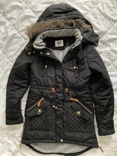 Schwarze Damenjacke mit Fleecefutter von VERO MODA, Größe XS