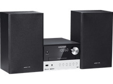 GRUNDIG CMS 3000 Kompaktanlage (Schwarz/Silber)