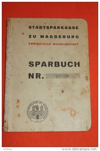 Altes sparbuch wilhelmstadt - altes, ,