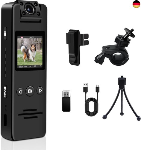 Bodycam 1080p kleine kamera - 1080p,