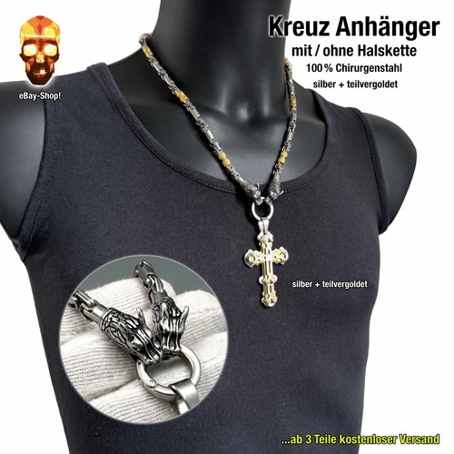 Kreuz anhänger mit ohne - anhänger, mit/ohne