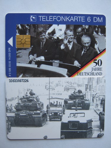 Telefonkarte jahre - 50,