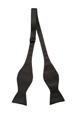 Clip Schwarze Fliege Satin