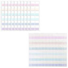 Colorful Sticky Index Tab for Notes Files Classification 3 Sizes Label Writable