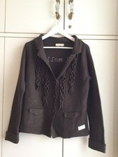 Odd Molly Jacke Gr. 3 L Gr. 40 braun Wolle, schön!