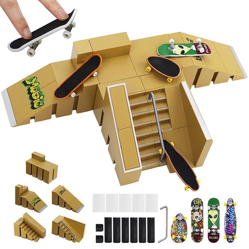 Fingerboard skatepark set - fingerboard,