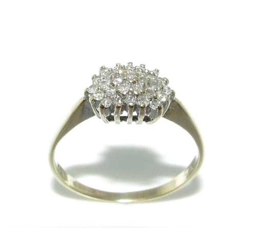 Damen 9ct gelbgold - 9ct, diamant
