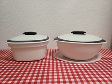 Tupperware  * Thermo Duo * Siebservierer 3l und Schüssel 3,1l / 2,5l * grau weiß