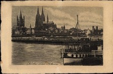 Künstler Ak Köln am Rhein