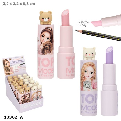 Topmodel lippenstift radierer - lippenstift,