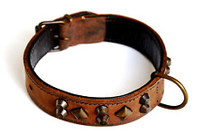VELOURLEDER - Halsband BRAUN