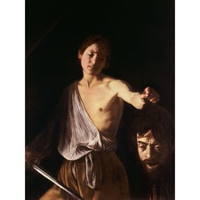 Caravaggio 1610 David mit Kopf