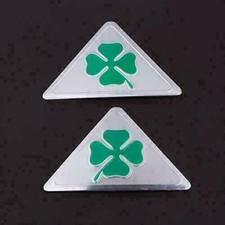 2 Stück Aufkleber grünes