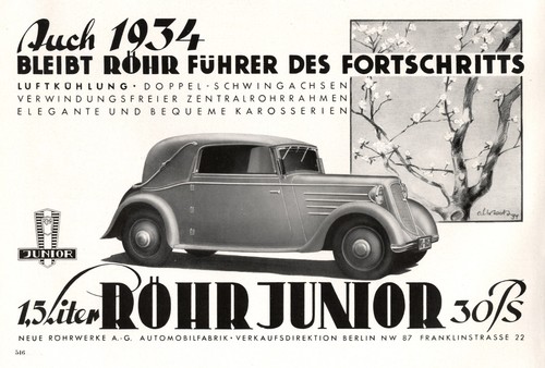 Röhr junior automobile - junior,