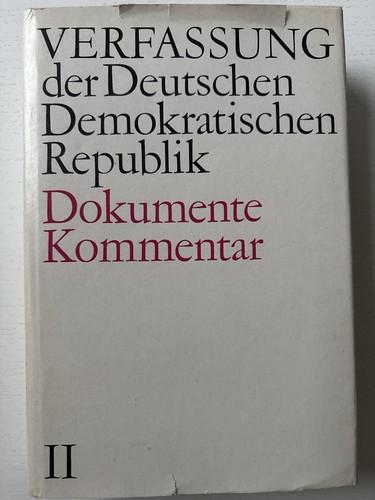 Ddr verfassung dokumente - ddr,