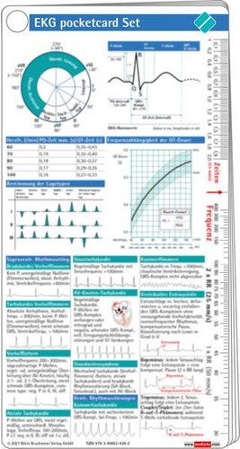 Ekg pocketcard set - ekg,