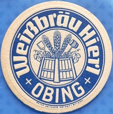 Alter Bierdeckel Weißbräu