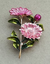 Blumen Brosche Chrysanthemen