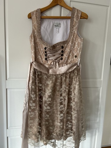 Dirndl marjo beige mit - dirndl,