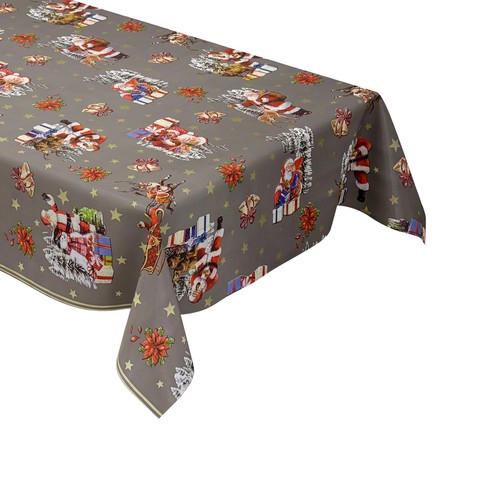 Wachstuch tischdecke grau - tischdecke,