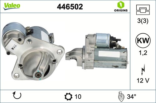 Anlasser starter valeo origins - starter,