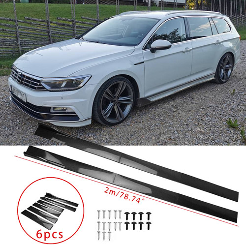 Carbon optik sideskirts - carbon,