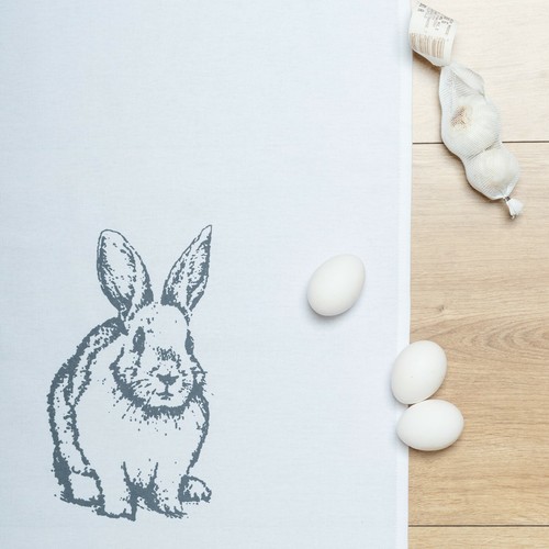 Geschirrtuch küchentuch hase - geschirrtuch,,