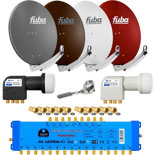 Sat anlage fuba 780 alu - sat,