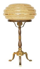 Klassische Art Déco Schreibtischleuchte Messinglampe Berlin Tischlampe