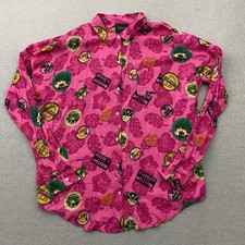 Mason Scotch Damen Bluse Hemd Shirt XL Rosa Pink Langarm