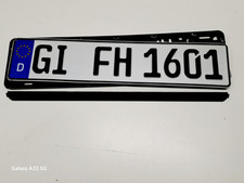 KFZ-Kennzeichen Nummernschild