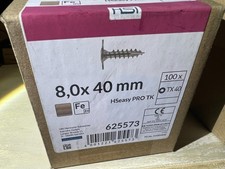 Restposten HSI Pfostenschrauben Holzschrauben  8x40mm  100Stück  / H2Pal12