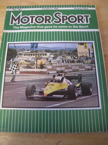 Motor sport may - sport, 1983