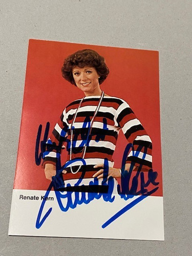 Autogrammkarte renate kern - renate,