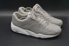 Puma Trinomic R698 Core Leder Herren Trainer Laufschuhe Grau Gr. 46 Top Zustand