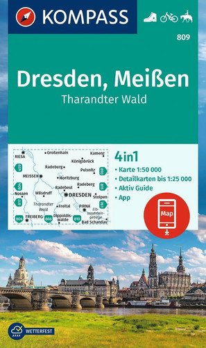 Kompass wanderkarte 809 - kompass,