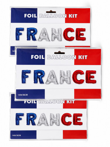 Frankreich fan folienballon - frankreich, fan-folienballon