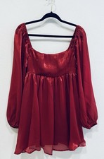 Lulus Dress Womens Medium Wine