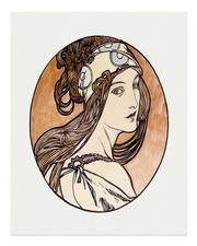 Jugendstil Frauen Wandkunst