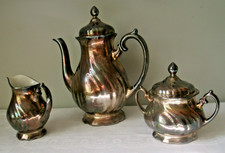 WMF versilberte Porzellan