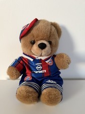 FC Bayern München Maskottchen Teddy Sammlerstück Opel Sponsor Fußball Bundesliga