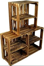 Holzkiste geflammte Obstkiste