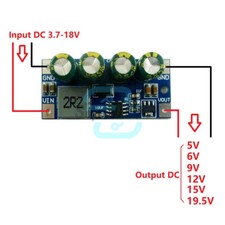 60W DC DC Step-Up Converter