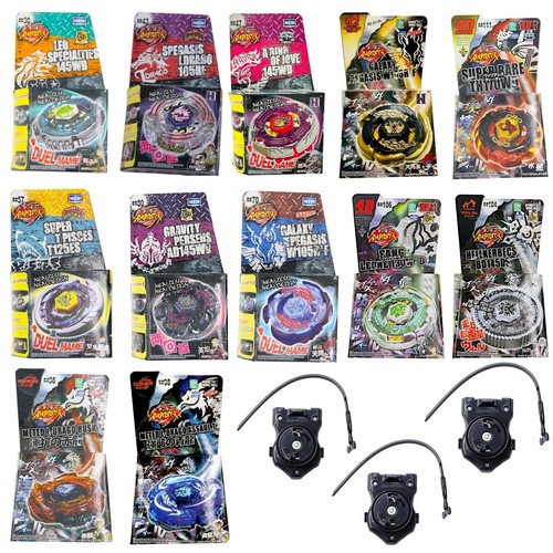 12x metal tops 3x launchers - tops,